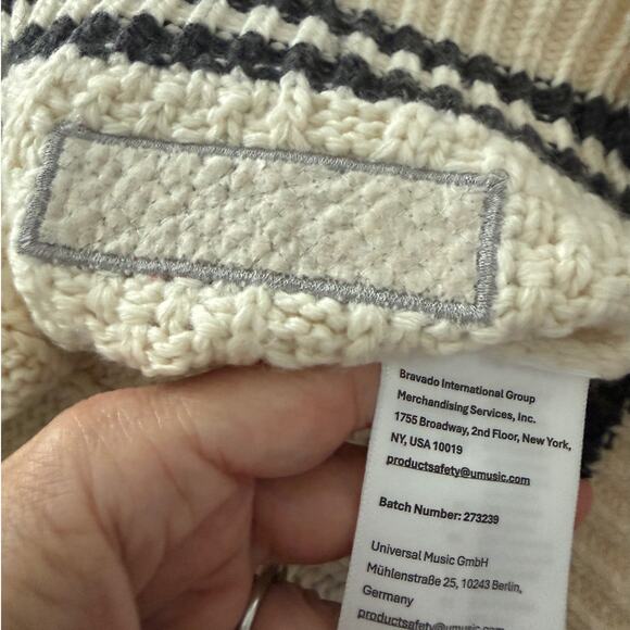 Taylor Swift NIB | Authentic THE CARDIGAN Folklore Cream Cable Knit Sweater | M - Picture 13 of 13